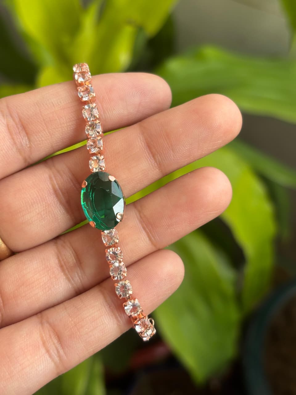 Luxe Silver Tennis Bracelet ( Round Cut )