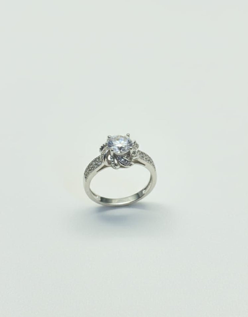 Celestia Crown Solitaire Ring