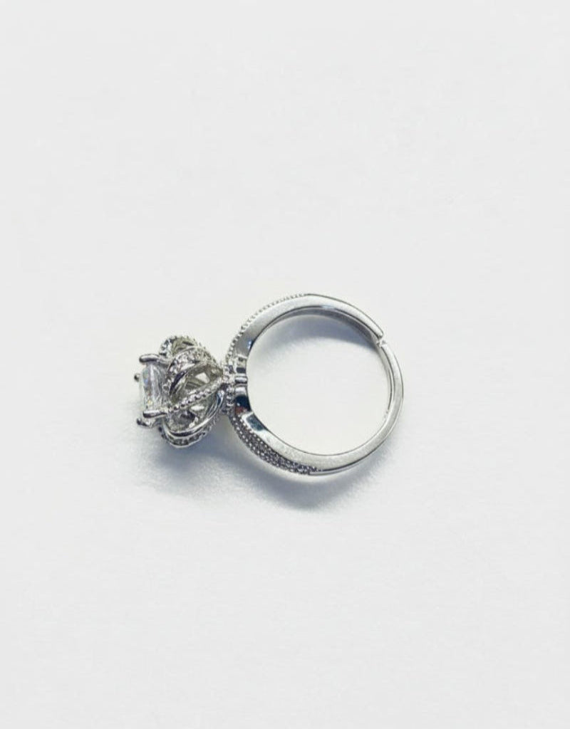 Celestia Crown Solitaire Ring