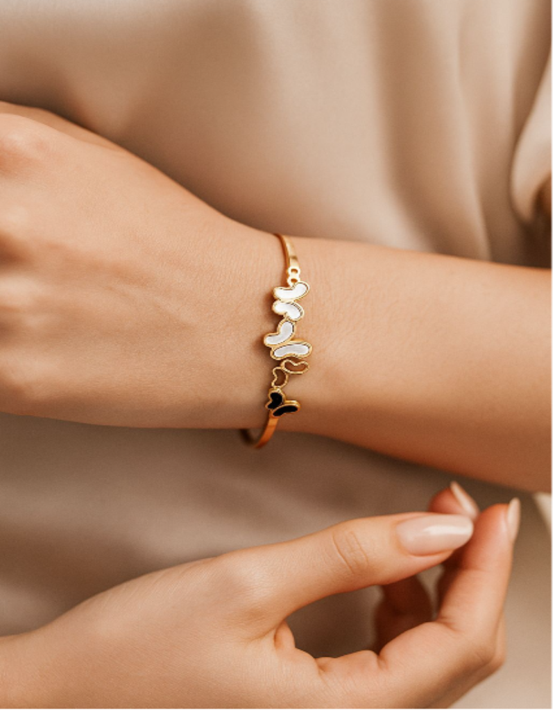 Ethereal Flutter Butterfly Gold Bracelet