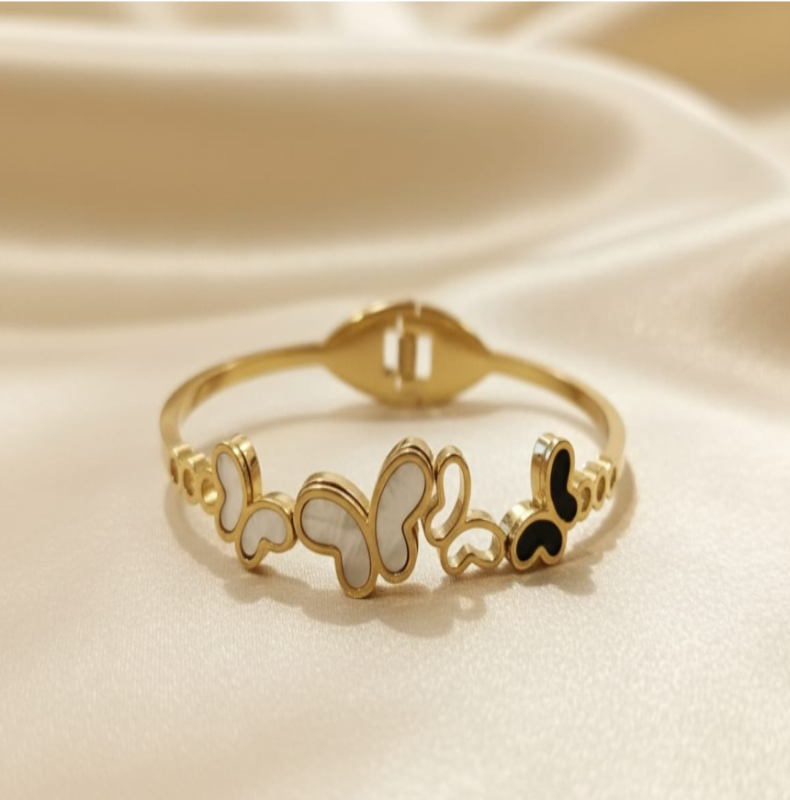 Ethereal Flutter Butterfly Gold Bracelet