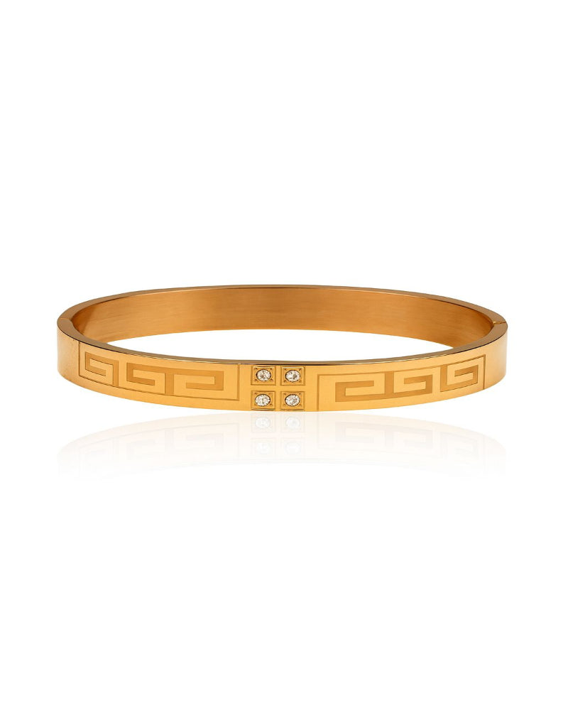 Imperial Crest Men’s Gold Bracelet
