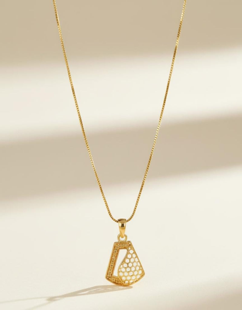 Radiant Prism Gold Pendant