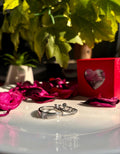 Eternal Bond Silver Couple Ring Set